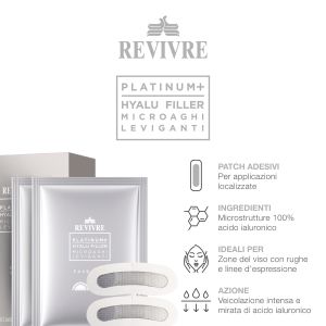 Revivre Platinum+ Hyalu Filler Пачове с Хиалуронова киселина- Кутия с 4 опаковки х  2 броя пачове